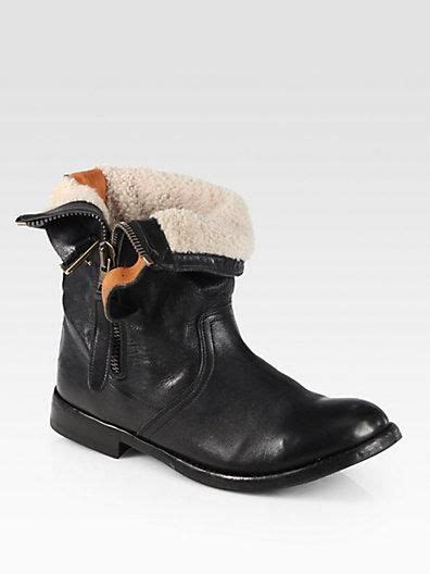 burberry leather boots saks